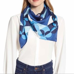 Kate Spade GeoSpade Square Silk Scarf